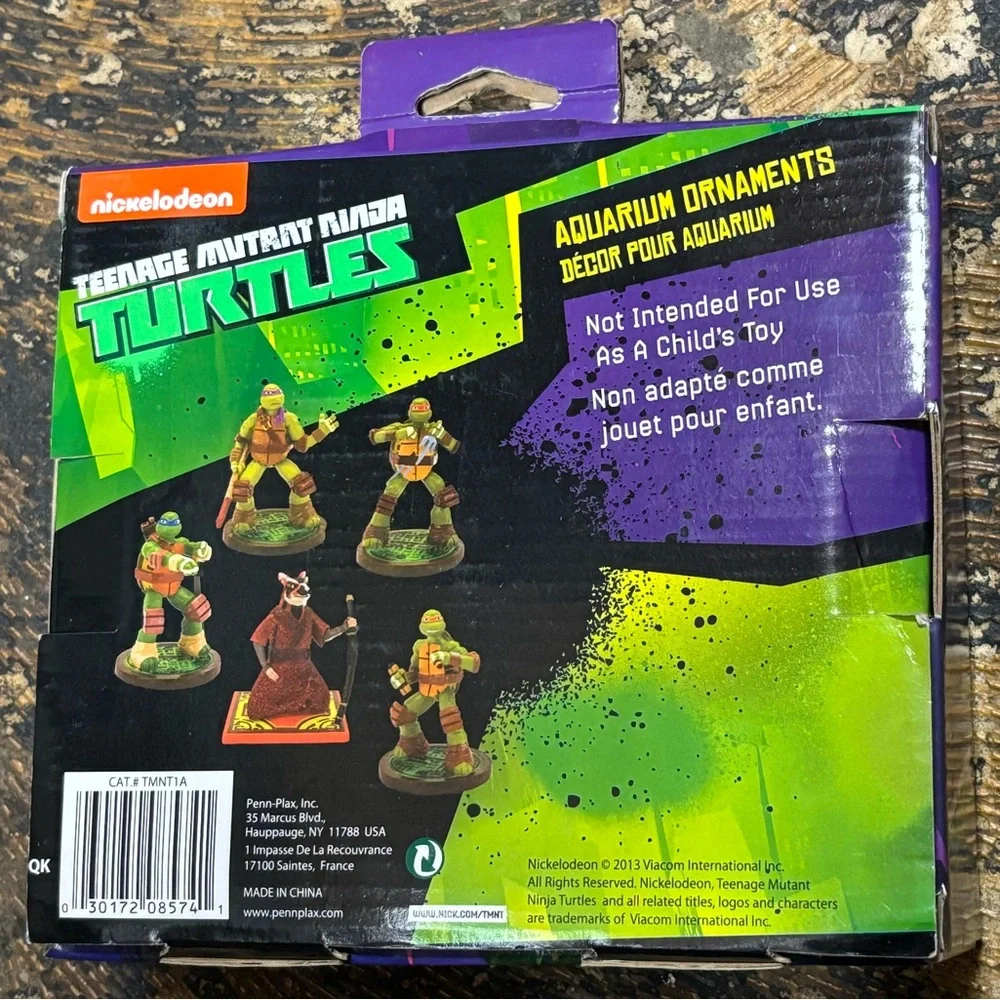 Nickelodeon Penn-Plax Teenage Mutant Ninja Turtles Aquarium Ornaments